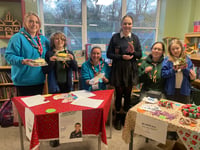 There were stalls galore at Bow School's Christmas Fair
