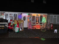 Dan and Nicki's lights were the best at Yeoford
