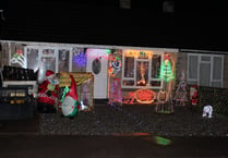 Dan and Nicki's lights were the best at Yeoford
