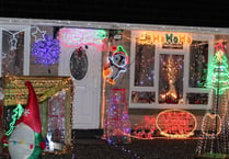Dan and Nicki's lights were the best at Yeoford
