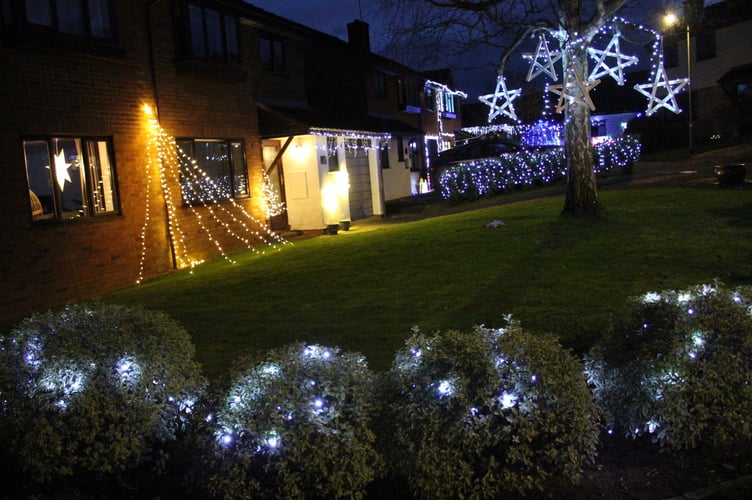 In third place was the home of Mr and Mrs Bradley Taylor, who received a box of chocolates. SR 9363