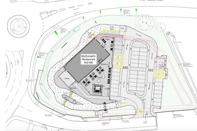 Where the Crediton McDonald’s restaurant and drive-thru will be built.