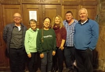 Morchard Bishop Bellringers Rang in the New Year

