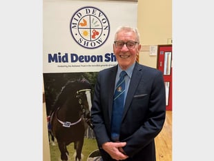 Ray Radford elected 2024 Mid Devon Show President