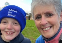 Look out for Debbie on her walk around Crediton in aid of Mind
