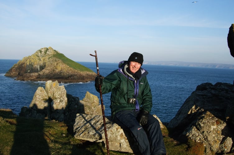 Neil Butterfield, pictured with his walking stick, which he believes he has mislaid and which he would like returned.
