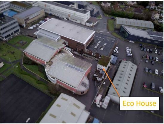 The new energy centre will be sited at the former Eco House at Petroc, Barnstaple. 