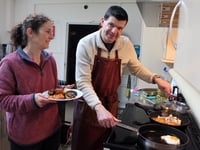 Breakfasts for all run by Tedburn and Cheriton Scouts
