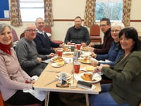 First Big Breakfast of year enjoyed at Cheriton Fitzpaine
