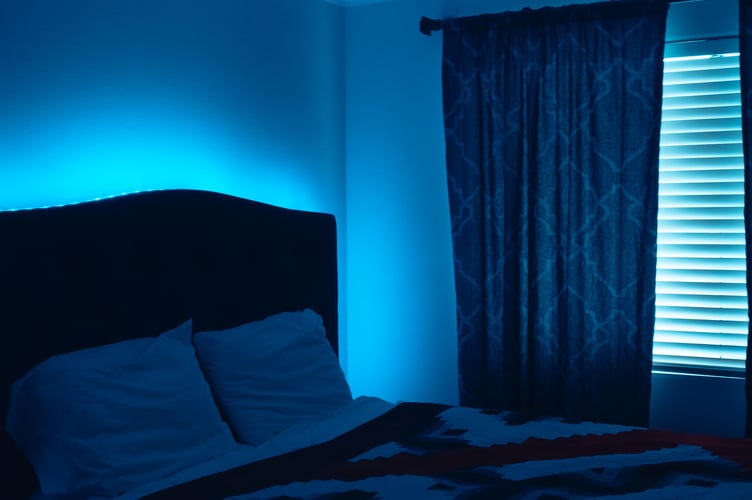 blue interiors