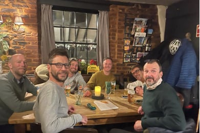 One of the teams in the Beer Engine quiz in aid of Farm Africa.