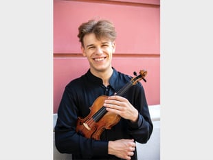 Top scholarship for talented Tedburn violinist Joel
