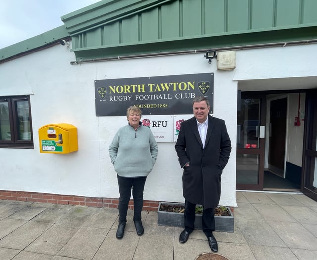 MP supports local rugby club funding bid

