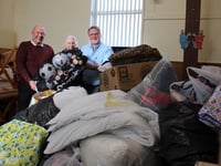 Donated items going from Bow to Ukraine and Moldova
