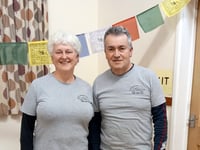Cheriton Fitzpaine duo trekked in Himalayas for local community shop
