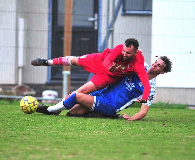 South West Peninsula League action from Teignmouth vs Crediton 

