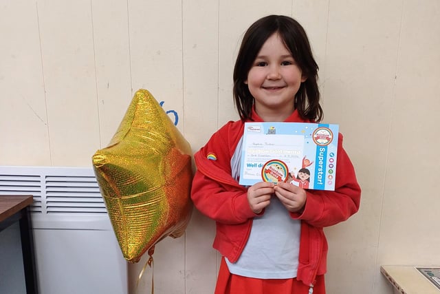 Gold for Crediton Rainbow Sophia
