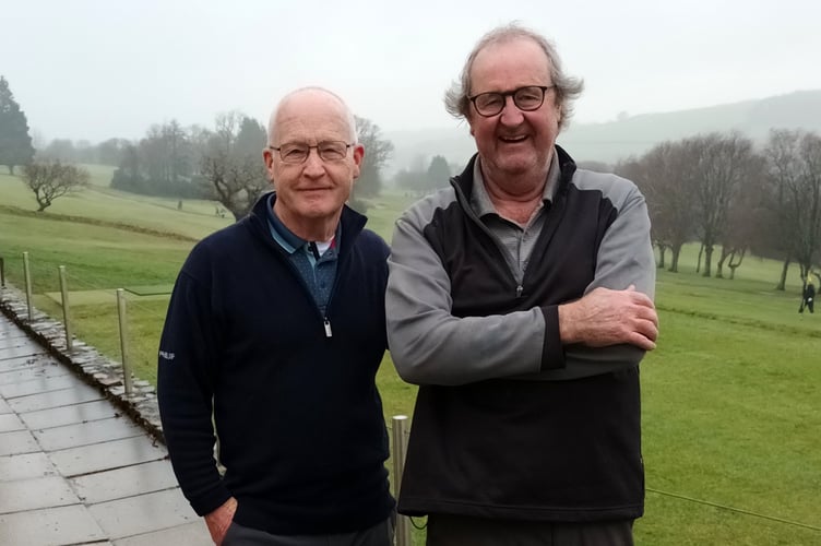 Division Two winners Andy Shapland and John Skyrme.