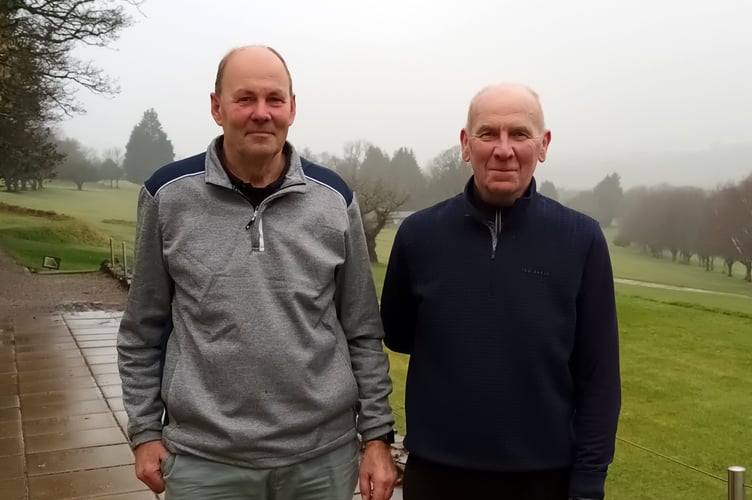 Division One winners Alan Hawking and Graham Pengelly.