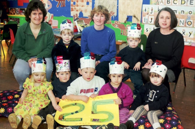 In February 1999 Newton St Cyres Playgroup celebrated its 25th birthday. DSC00756
