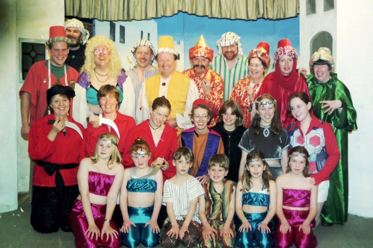 Cheriton Fitzpaine Drama Group presented 'Ali Baba and the 40 Thieves' in January 1999. DSC00248
