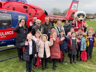 Devon Air Ambulance 200th Community landing site now operational  

