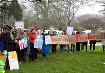 Protesters pushed for special educational needs improvements
