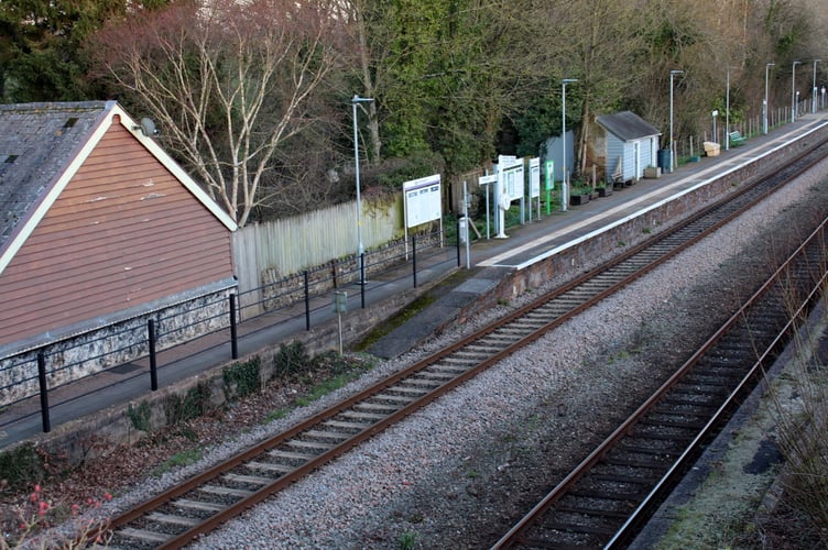 Yeoford Railway Station.  SR 9484