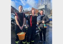 A special customer went to Crediton firefighters car wash
