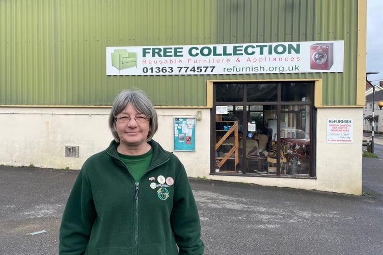 Kate Hurst, Crediton ReFurnish shop worker, who was allegedly assaulted on Friday, February 9.  AQ 5835
