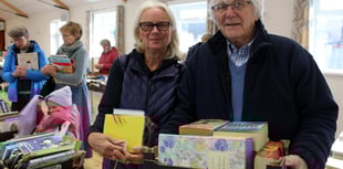 Books galore at Cheriton Bishop Book Fair