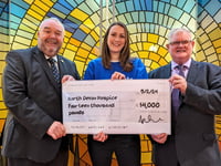 Crematorium raises £14,000 for North Devon Hospice
