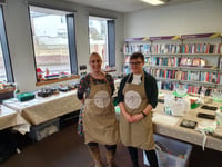 Children had fun making the perfect pizza
