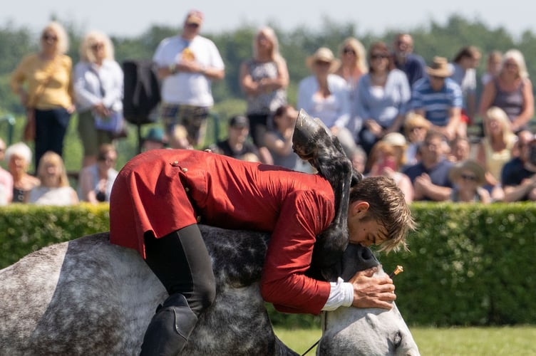 Ben Atkinson and his horses will headline in the Devon County Show main ring.