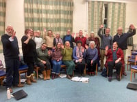 Local choir meets composer
