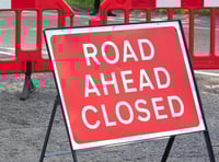 Emergency road closure between Kennerleigh and Sandford