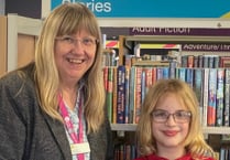 Gold for Julia (8), who has read 250 books from Crediton Library
