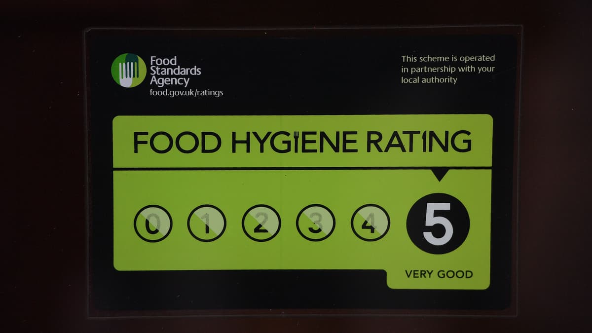 Food hygiene ratings given to four Mid Devon establishments 