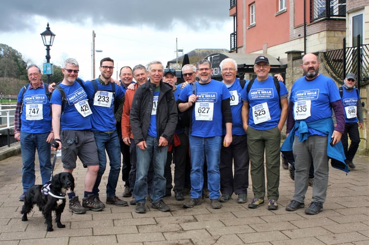 During the Hospiscare Men’s Walk last year