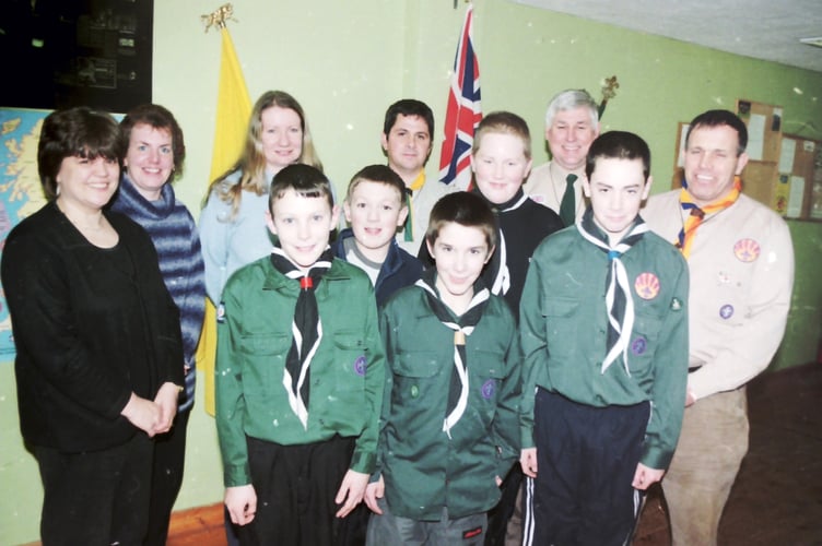 Bow Scout group was saved after an appeal for a new leader in January 2001. DSC00360
