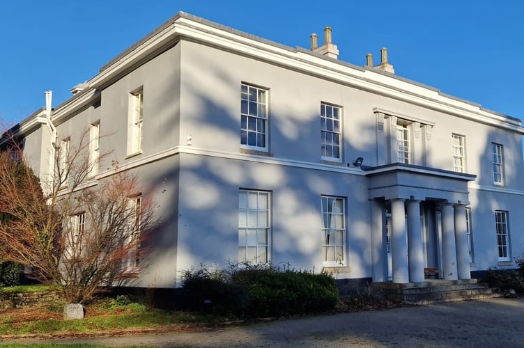 Parke House at Bovey Tracey, headquarters of the Dartmoor National Park Authority.
