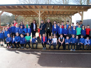 Outdoor Classroom officially opened at Landscore Primary School
