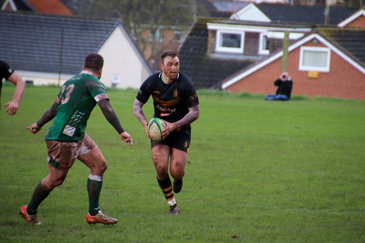 During the Crediton RFC v Sidmouth game.