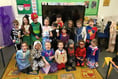 Dress-up day and storytelling at Yeoford on World Book Day
