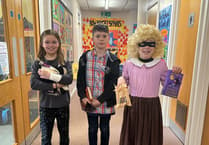 Bow Community Primary School dressed up for World Book Day
