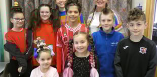 Landscore pupils dressed up for World Book Day and Red Nose Day
