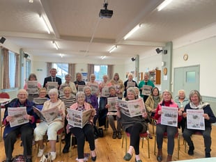Editor was guest speaker at Morchard Bishop WI meeting
