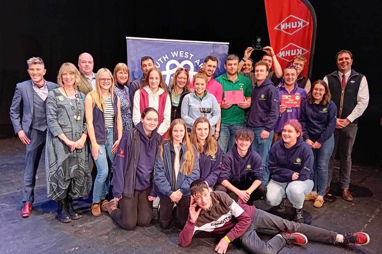Honiton YFC – South West Area Drama Champions.