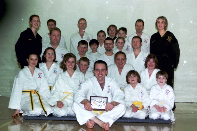 In February 2001, Becky Brooks' Tae Kwon Do group achieved success.  DSC00060

