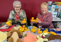 Lovable Easter ducks raising funds for Devon Air Ambulance
